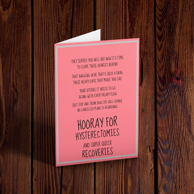Hysterektomische Erholung Karte (Von Creator hochgeladen)