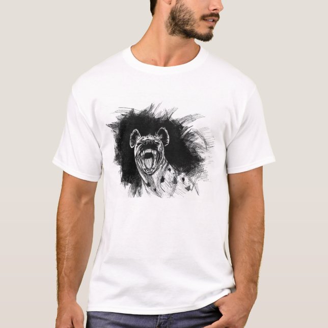 Hysterische Hyäne T-Shirt (Vorderseite)