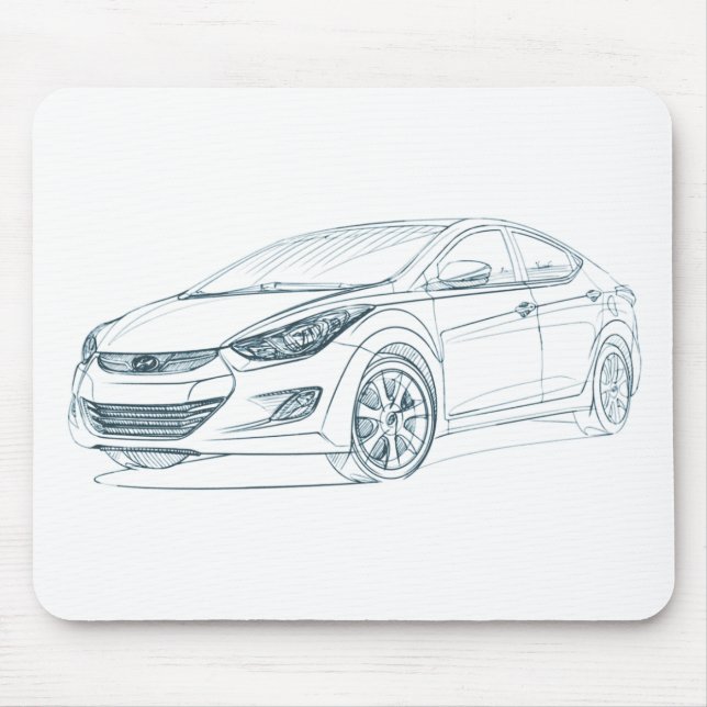 Hyu Elantra 2011 Mousepad (Vorne)