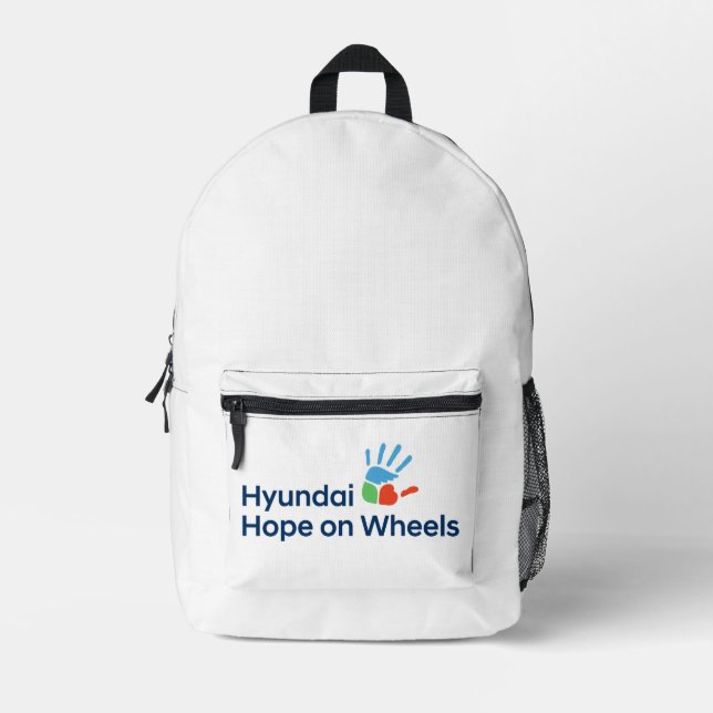 Hyundai Hope on Wheels Backpack Bedruckter Rucksack (Vorderseite)