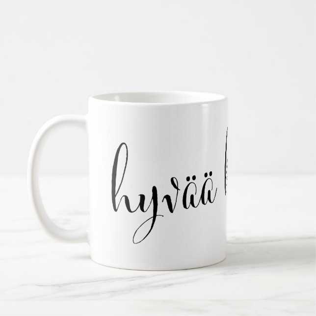 hyvää huomenta Good Morning Mug finlandais (Gauche)