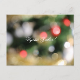 "Hyvää Joulua" Finnische Weihnachtspostkarte Postkarte