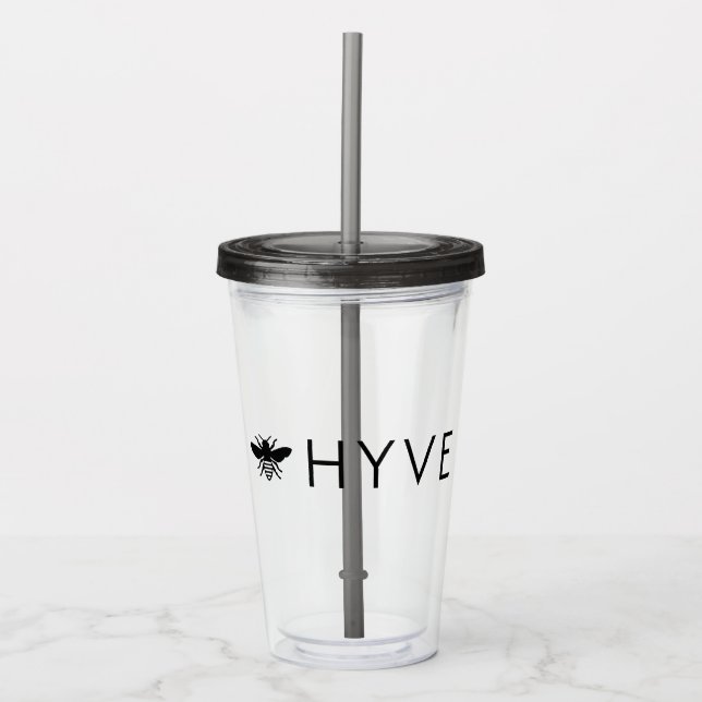 HYVE Tumbler Acryltrinkbecher (Vorderseite)