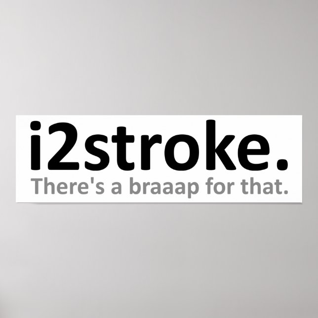 i2stroke Funny Poster (Vorne)