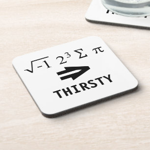 i8 sum Pi - I Ate some Pie Implikationen Thirsty Getränkeuntersetzer