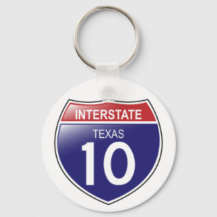 I-10 Texas-Schlüsselanhänger Schlüsselanhänger