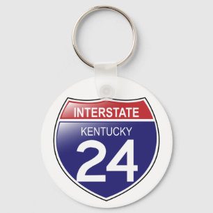 I-24 Kentucky Schlüsselanhänger