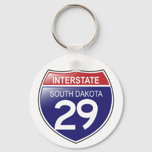 I-29 Schlüsselanhänger South Dakota