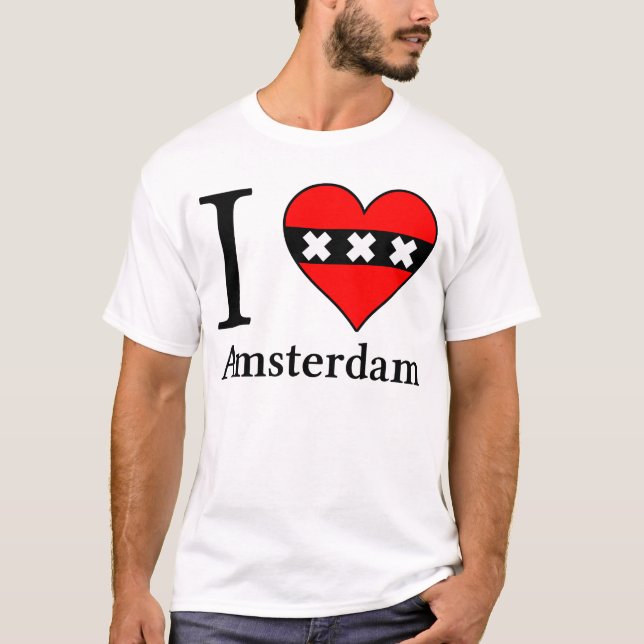 I <3 Amsterdam T-Shirt (Vorderseite)