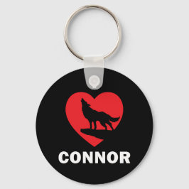 I <3 Connor Black Round One Sided Schlüsselanhänge Schlüsselanhänger