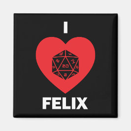 I <3 Felix Magnet (dunkel)