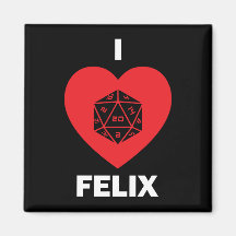 I <3 Felix Magnet (noir)