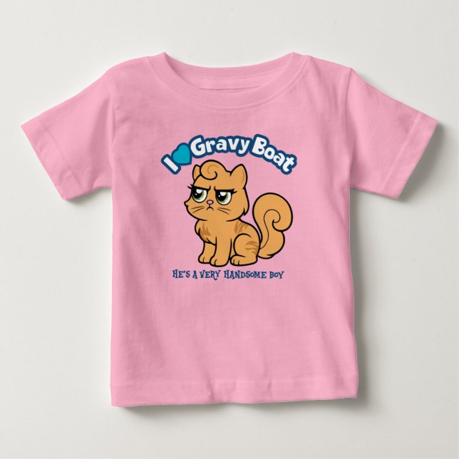 I <3 Gravy Boat DCC Baby T-shirt (Vorderseite)
