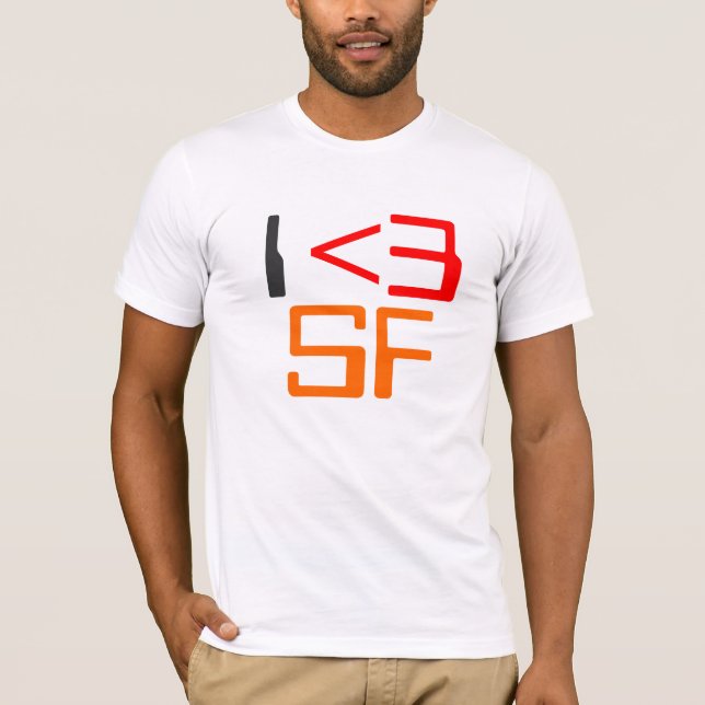 I <3 [Herz] SF T-Shirt (Vorderseite)