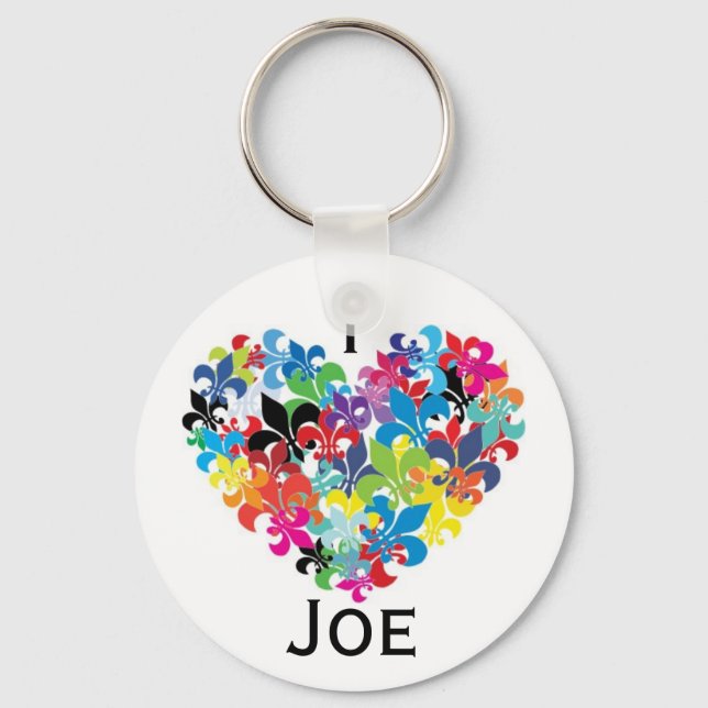 I <3 Joe Schlüsselanhänger (Vorderseite)