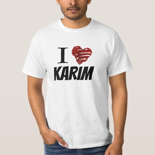 I <3 Karim T-Shirt (Vorderseite)