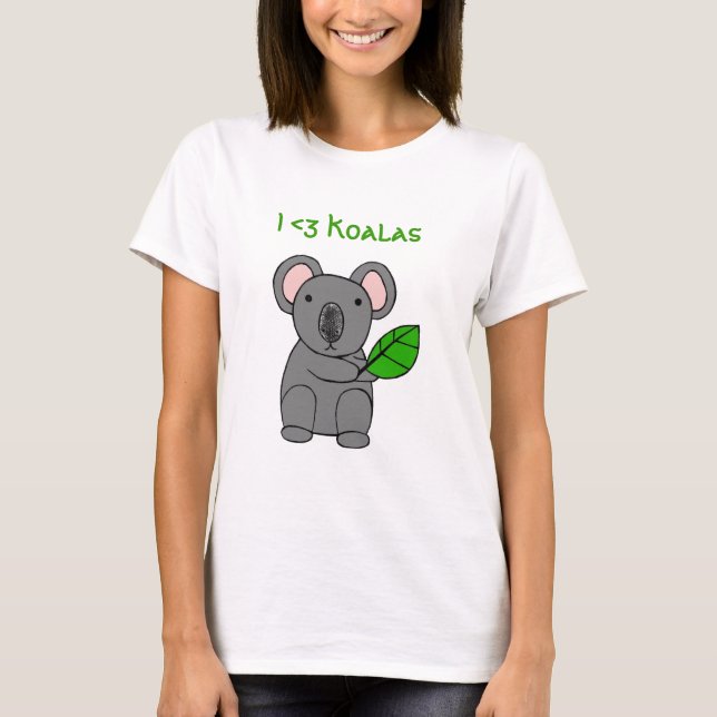 I <3 Koala #2 T-Shirt (Vorderseite)