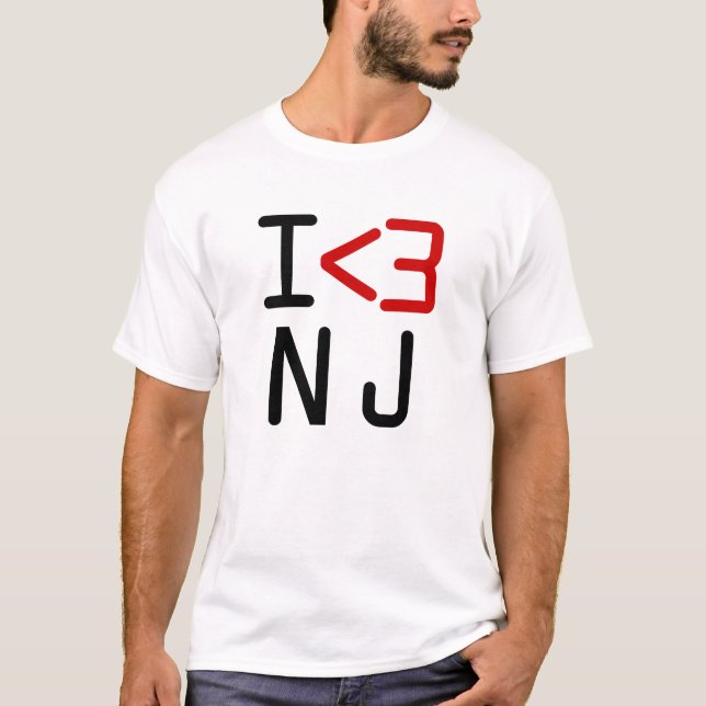 I <3 NJ T-Shirt (Vorderseite)