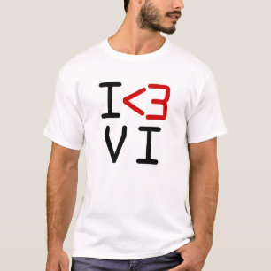 I < 3 VI T-Shirt
