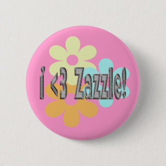 I <3 Zazzle! Button