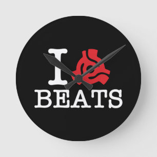 I 45 Adapter Beats Runde Wanduhr