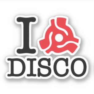I 45 Adapter-Disco Aufkleber