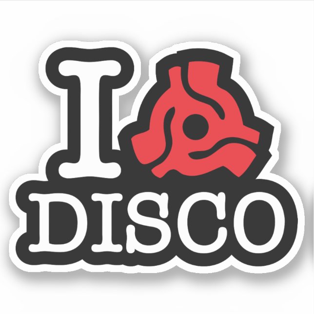 I 45 Adapter-Disco Aufkleber (Vorderseite)