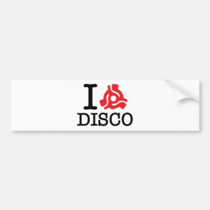 I 45 Adapter Disco Autoaufkleber