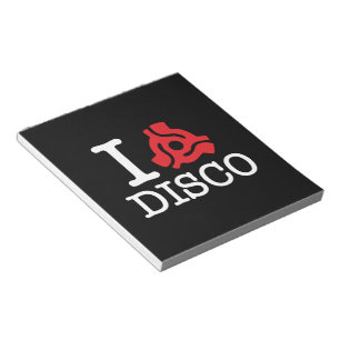 I 45 Adapter-Disco Notizblock