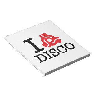 I 45 Adapter Disco Notizblock