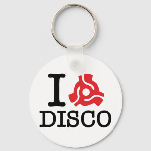 I 45 Adapter Disco Schlüsselanhänger