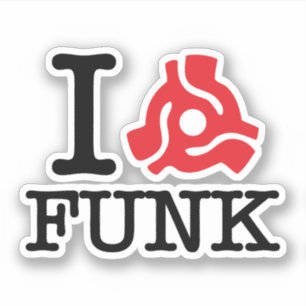 I 45-Adapter-Funk Aufkleber