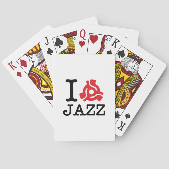 I 45 Adapter Jazz Spielkarten (Rückseite)