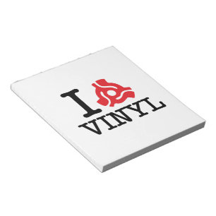 I 45 Adapter Vinyl Notizblock