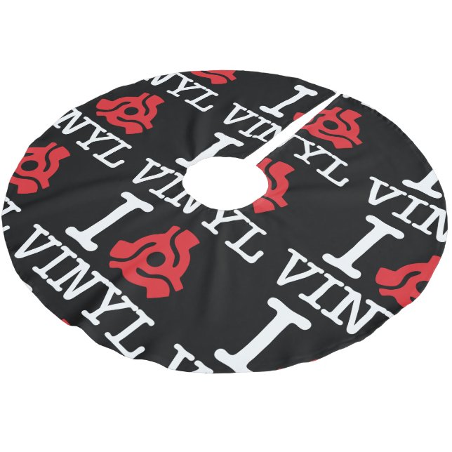I 45 Adapter Vinyl Polyester Weihnachtsbaumdecke (Schrägansicht)