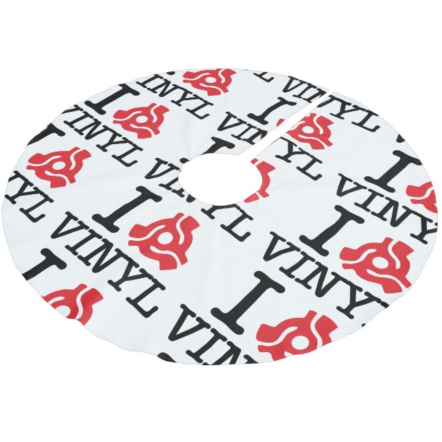 I 45 Adapter Vinyl Polyester Weihnachtsbaumdecke (Schrägansicht)