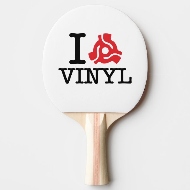 I 45 Adapter Vinyl Tischtennis Schläger (Vorderseite)
