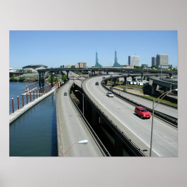 I-5: Burnside Portland Oregon Poster (Vorne)
