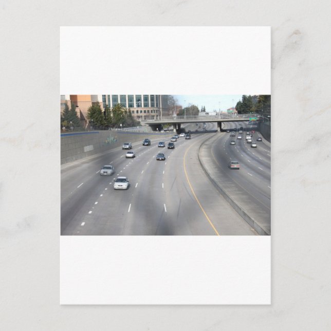 I-5 in Sacramento, CA Postkarte (Vorderseite)