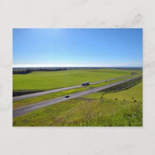 I-5 San Joaquin Valley, Central California Postkarte