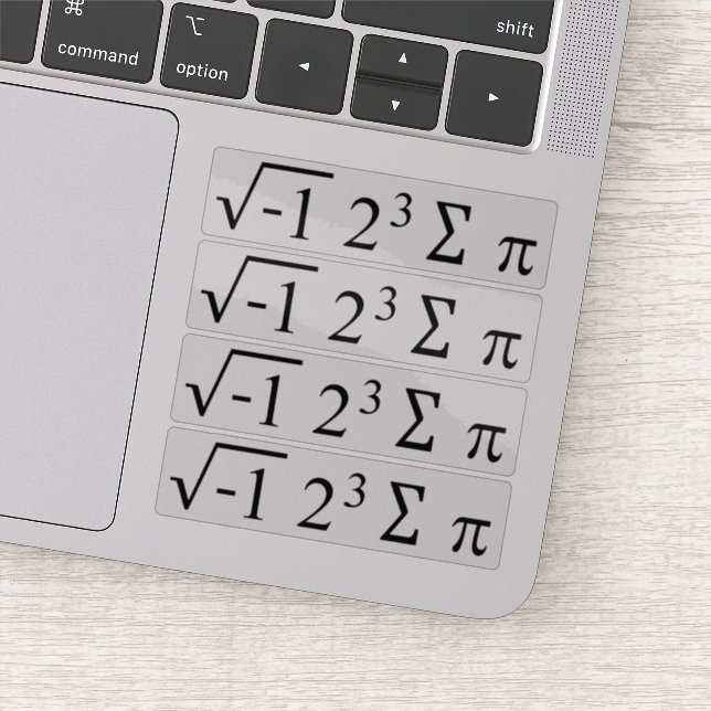 i 8 sum pi - I Ate some Pie - Funny Mathe Formula  Aufkleber (Detail)