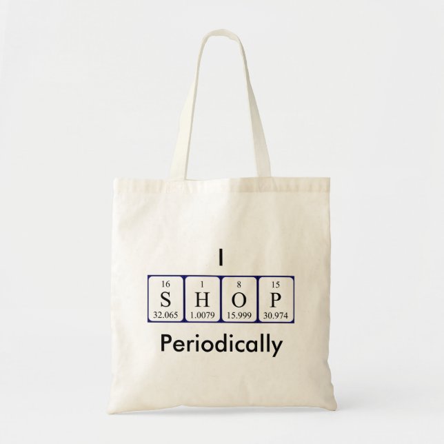 I Acheter périodiquement le sac fourre-tout de mot (Devant)