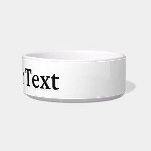 I addieren Liebe Personalisable Text-Hund oder Napf