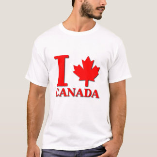 I Ahorn-Blatt-Kanada-Shirt-Kanadier-Stolz T-Shirt