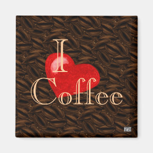 I aimant de café de coeur