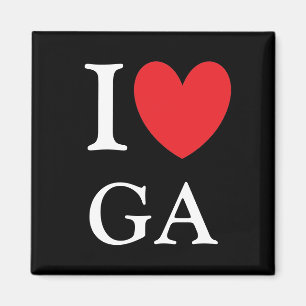 I aimant de la Géorgie de coeur