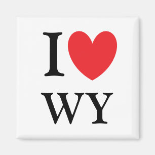 I aimant du Wyoming de coeur