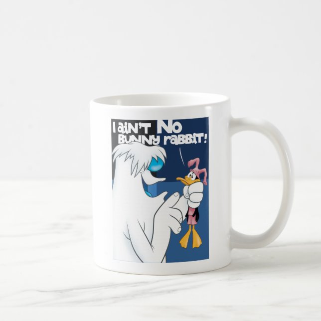 "I Ain't no Bunny Rabbit" Hugo & DAFFY DUCK™ Kaffeetasse (Rechts)
