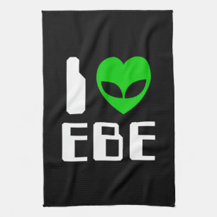 I Alien Heart EBE Geschirrtuch