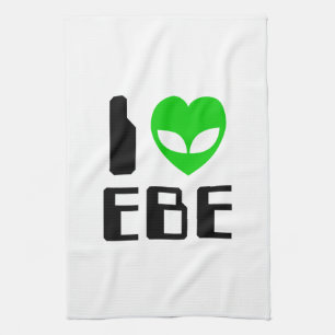 I Alien Heart EBE Küchentuch